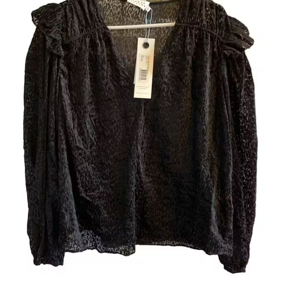 TANYA TAYLOR Lucy Devore Pullover Top Size XL